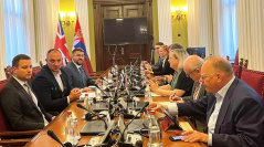 12 July 2023 The members of the Environmental Protection Committee in meeting with the delegation of the Parliament of the United Kingdom